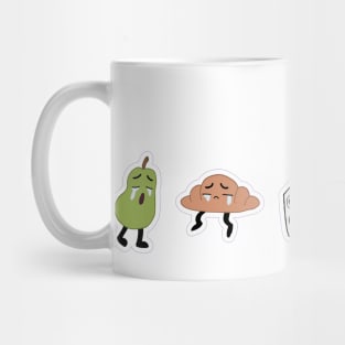 Crying Breakfast Friends Mug